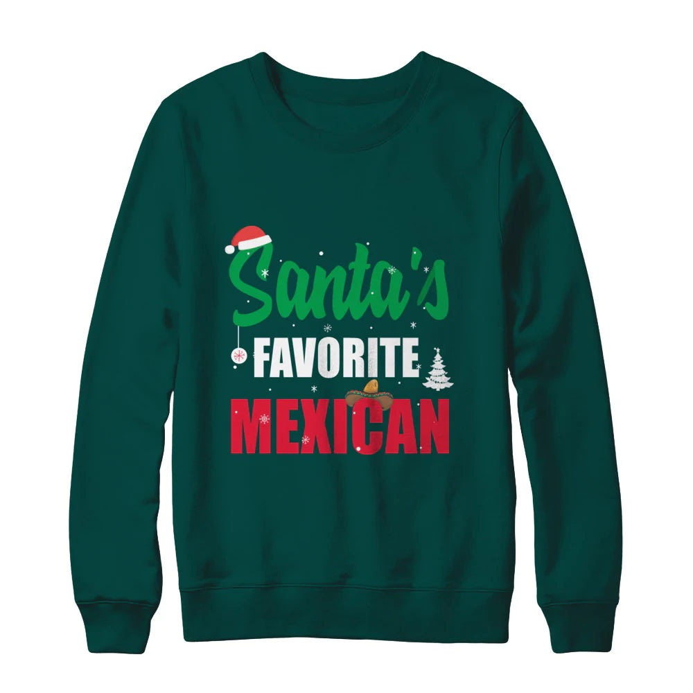 Santa’s favorite mexican Christmas sweater product image 2