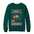 Sloth merry slothmas Christmas sweater product image 2