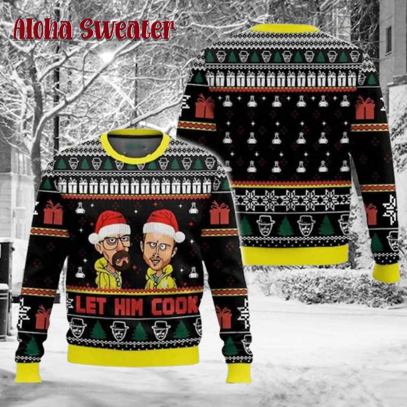 Breaking Bad Have A Blue Xmas Ugly Christmas Sweater product image 4