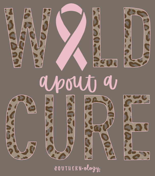 Southernology Statement Wild About a Cure Cancer - Adult & Kids T-Shirts, Sweatshirts & Hoodies apparel design preview 2