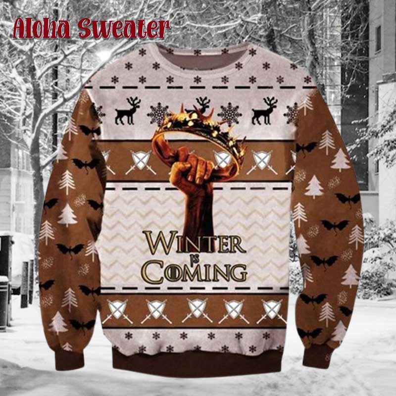 Dracarystmas Game Of Thrones Ugly Christmas Sweater product image 5